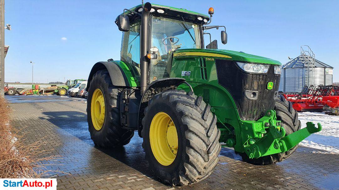 John Deere JD 7290R, 9,0 L, 290KM, APower 50 Km/H, Przedni TUZ I WOM, Pneumatyka, I-Szy Właściciel, Stan Bdb!
