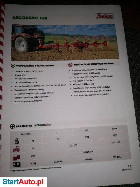 Sukov Pług Sukov Roto Junior 3+1