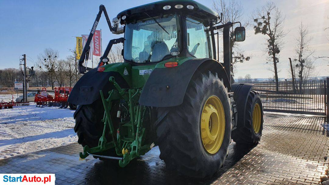 John Deere JD 7290R, 9,0 L, 290KM, APower 50 Km/H, Przedni TUZ I WOM, Pneumatyka, I-Szy Właściciel, Stan Bdb!
