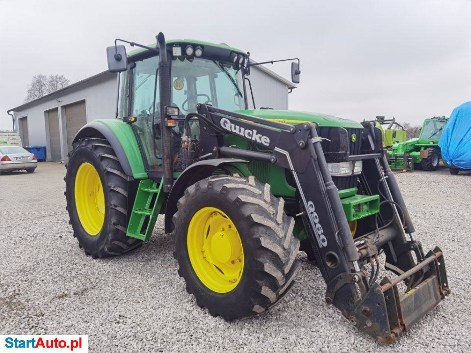 JOHN DEERE 6520 Z Łądowaczem Quicke