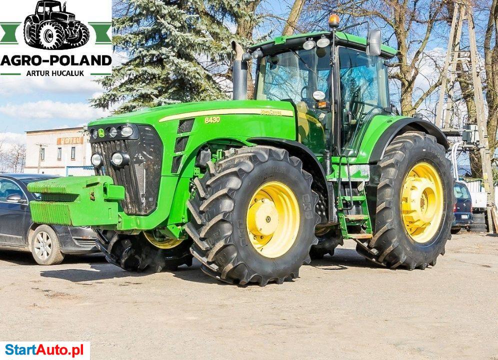 John Deere 8430 POWERSHIFT – 2009 ROK – NOWE OPONY