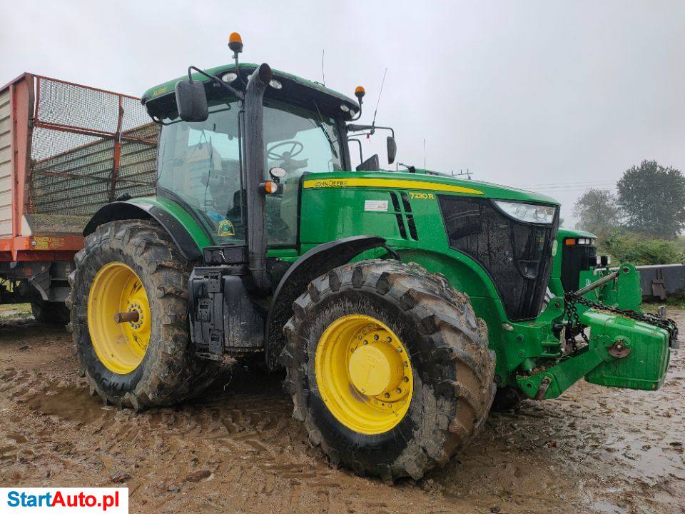 John Deere 7230R, 55km/H, 230KM, Pneumatyka