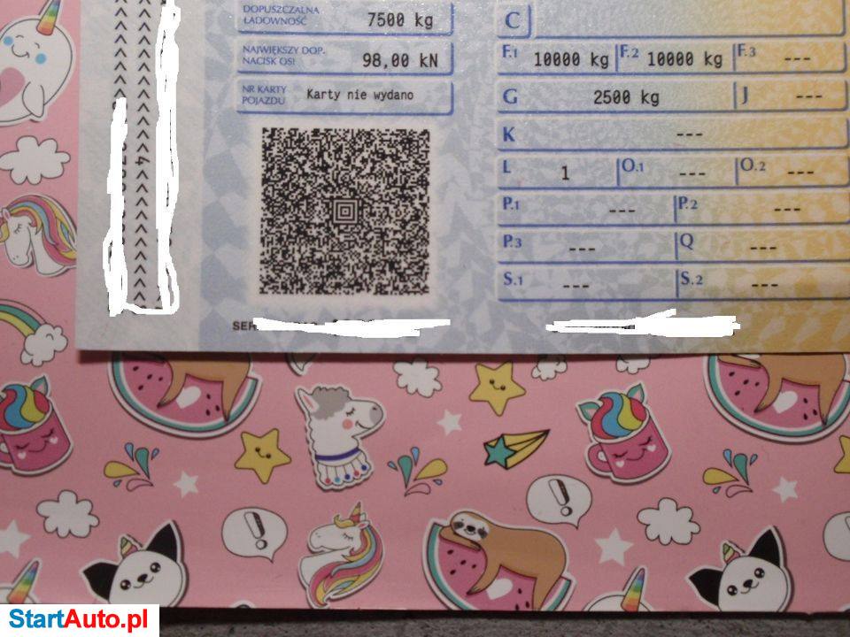 PRZYCZEPA ROLNICZA JEDNOOSIOWA POZOSTAŁOŚCI Z DOKUMENTY 1- 11 TON