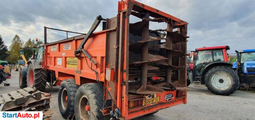 Sodimac Mig 1502 Tandem Pionowy Adapter Klapa 14t Ładowności Profesjonalny Rozrzutnik Obornika