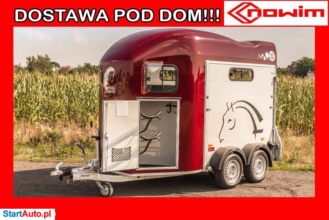 Nowim 17.136 Nowim Nowość Przyczepa Do Koni Koniara Koniowóz Debon Cheval Liberte Gold III 3 Wózek Do Koni