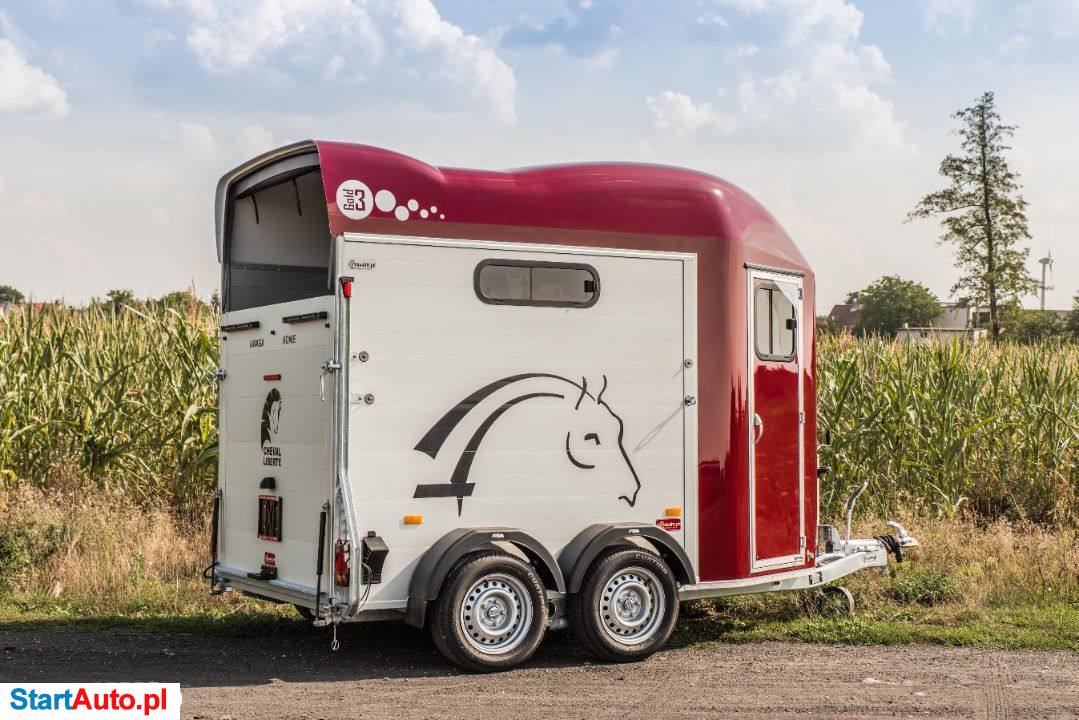 Nowim 17.136 Nowim Nowość Przyczepa Do Koni Koniara Koniowóz Debon Cheval Liberte Gold III 3 Wózek Do Koni