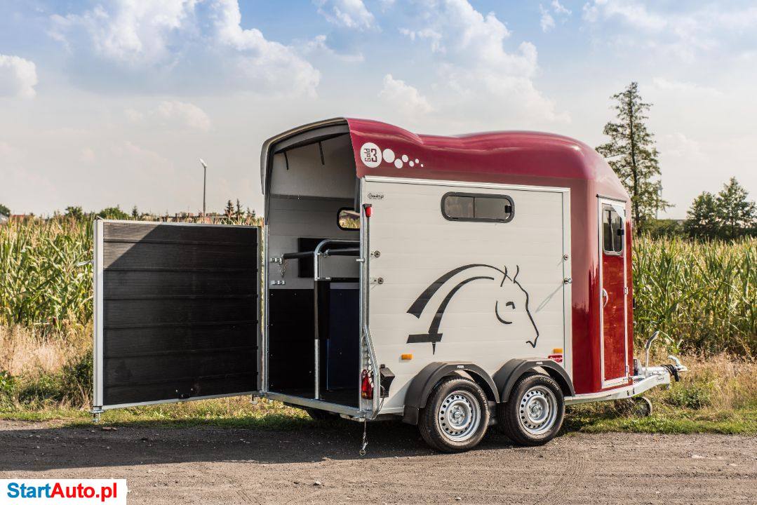 Nowim 17.136 Nowim Nowość Przyczepa Do Koni Koniara Koniowóz Debon Cheval Liberte Gold III 3 Wózek Do Koni