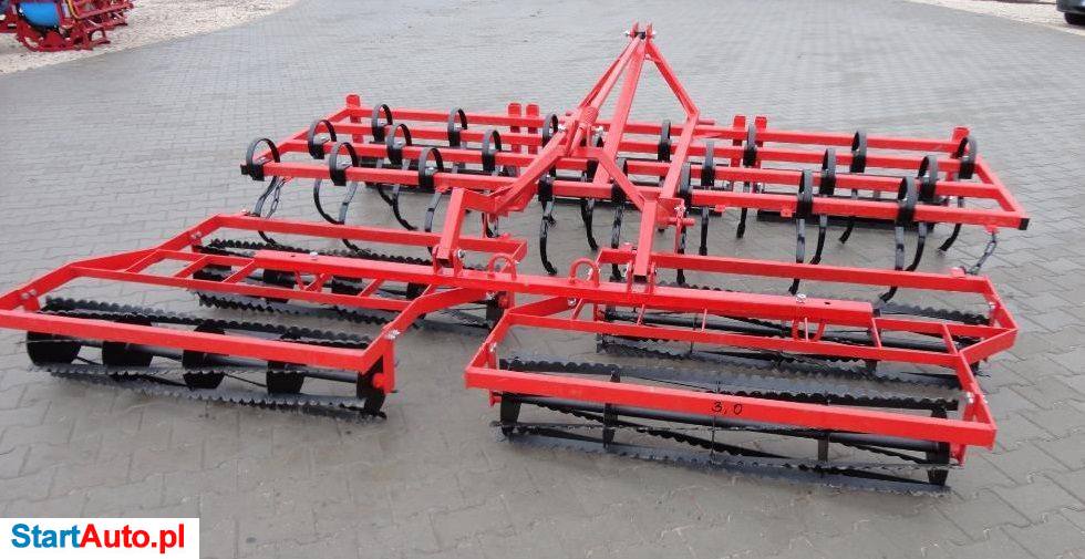 Agregat Uprawowy Przedsiewny RSP Kultywator Podwójne Wałki Tylne, BOMET Różne Szerokości 1,8m 2,1m 2,5m 2,8m 3,0m 3,2m