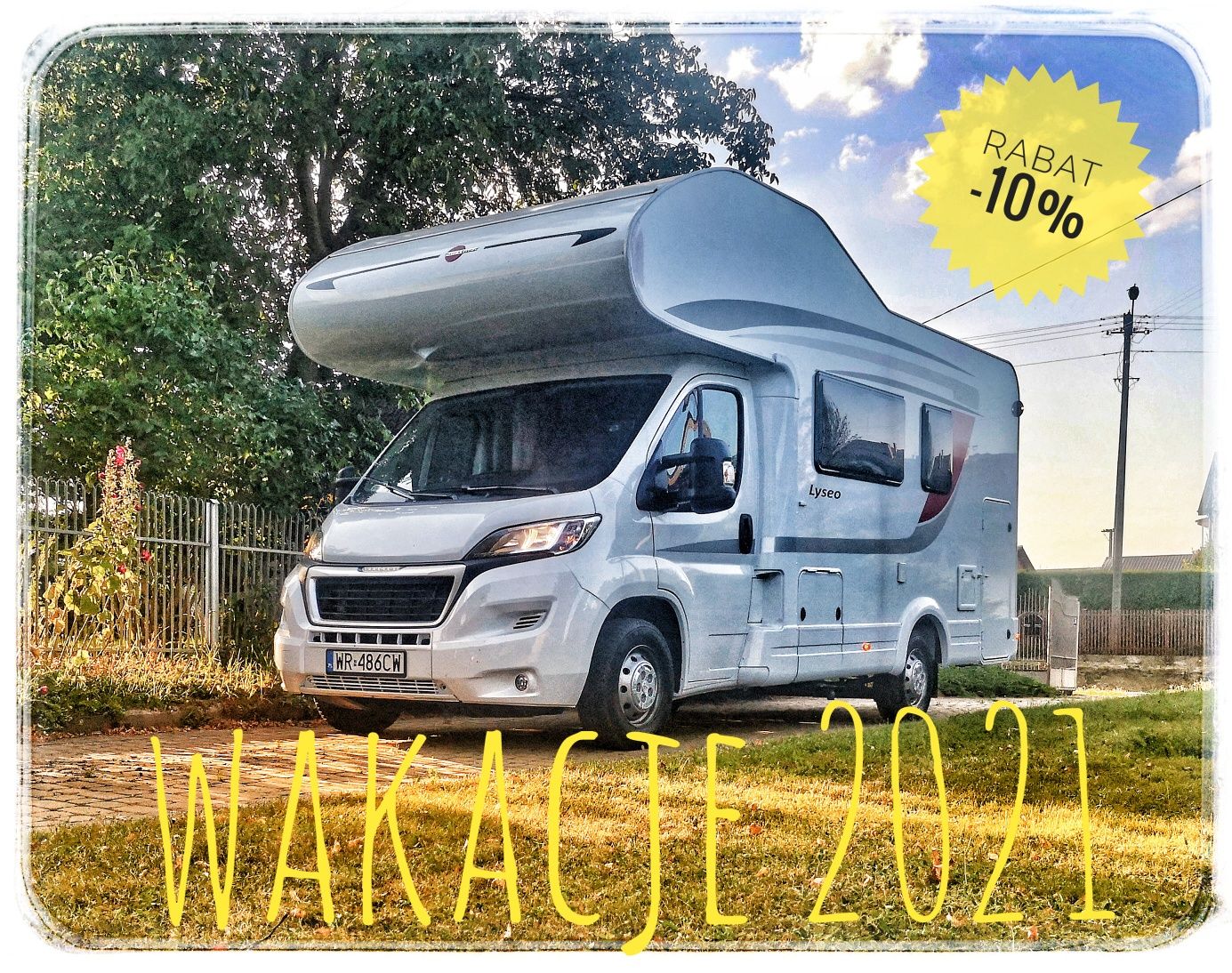 Wynajem kampera bez limitu od 350zł/doba – 10% RABAT