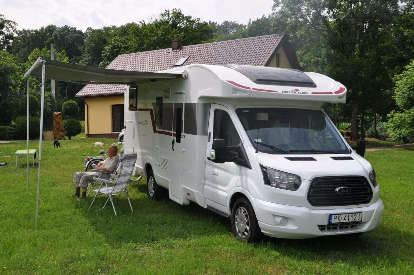 Kamper 7 osobowy wynajem 450 brutto dzień bez dodatkowych opłat bez km