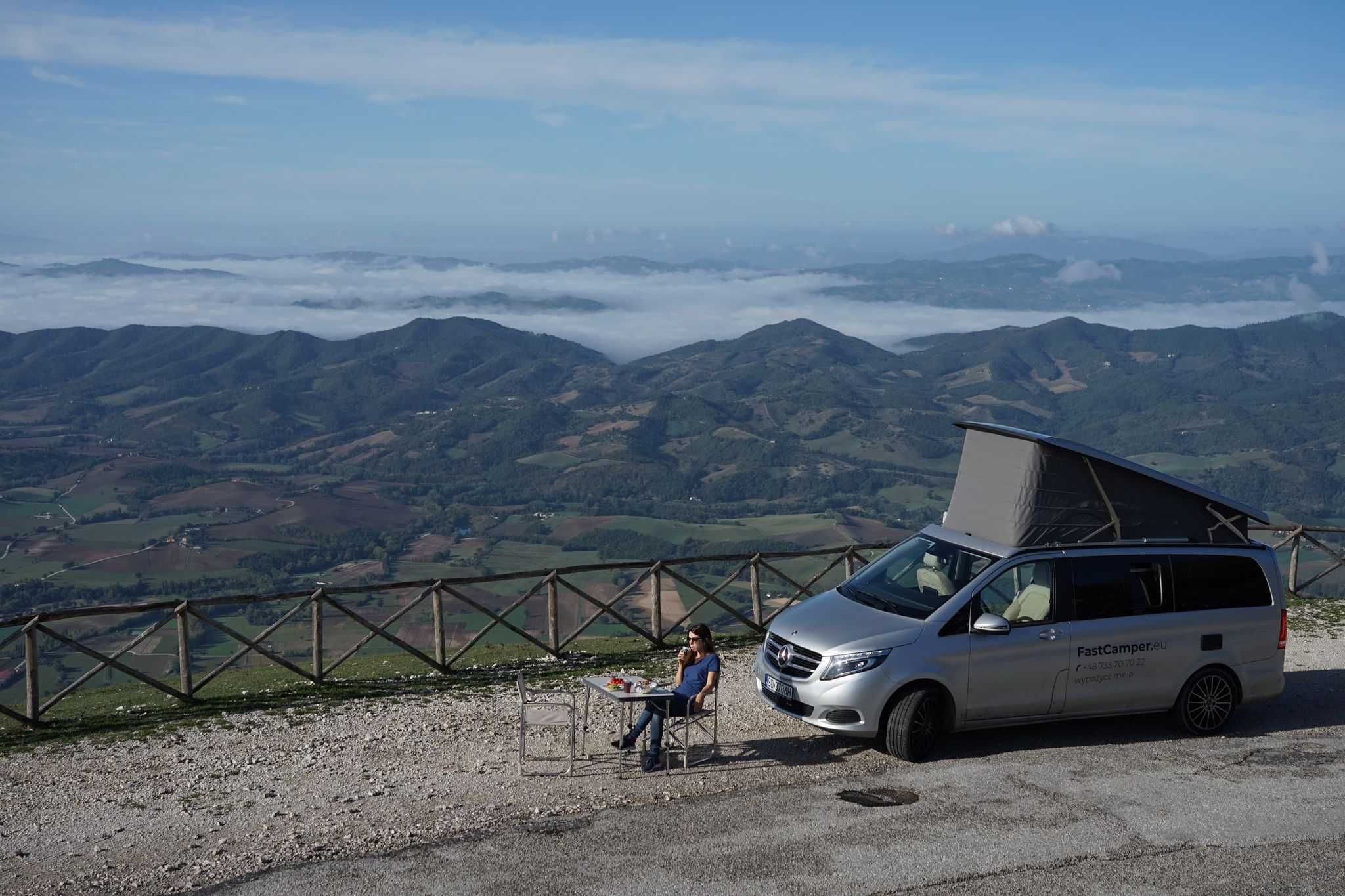 Wynajem kampera Mercedes Marco Polo WOLNY WEEKEND MAJOWY FastCamper.eu