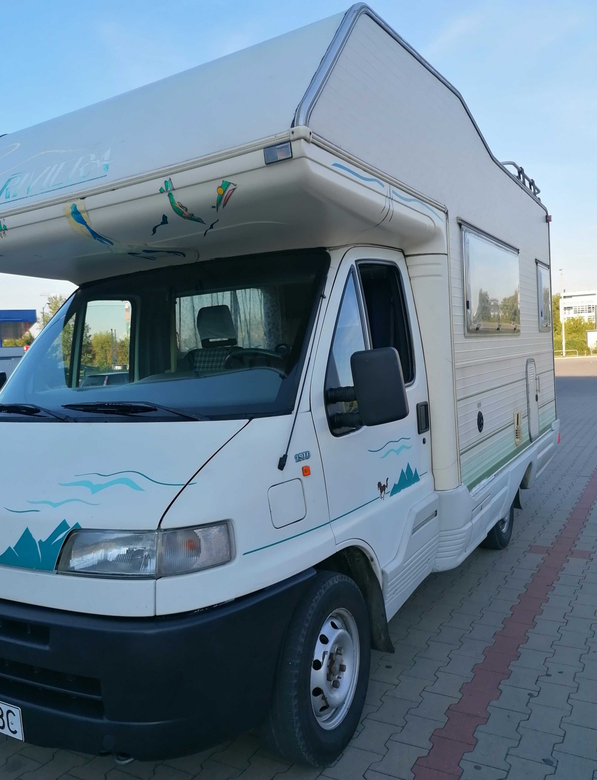 KAMPER 4 osobowy Fiat Ducato wynajem Warszawa