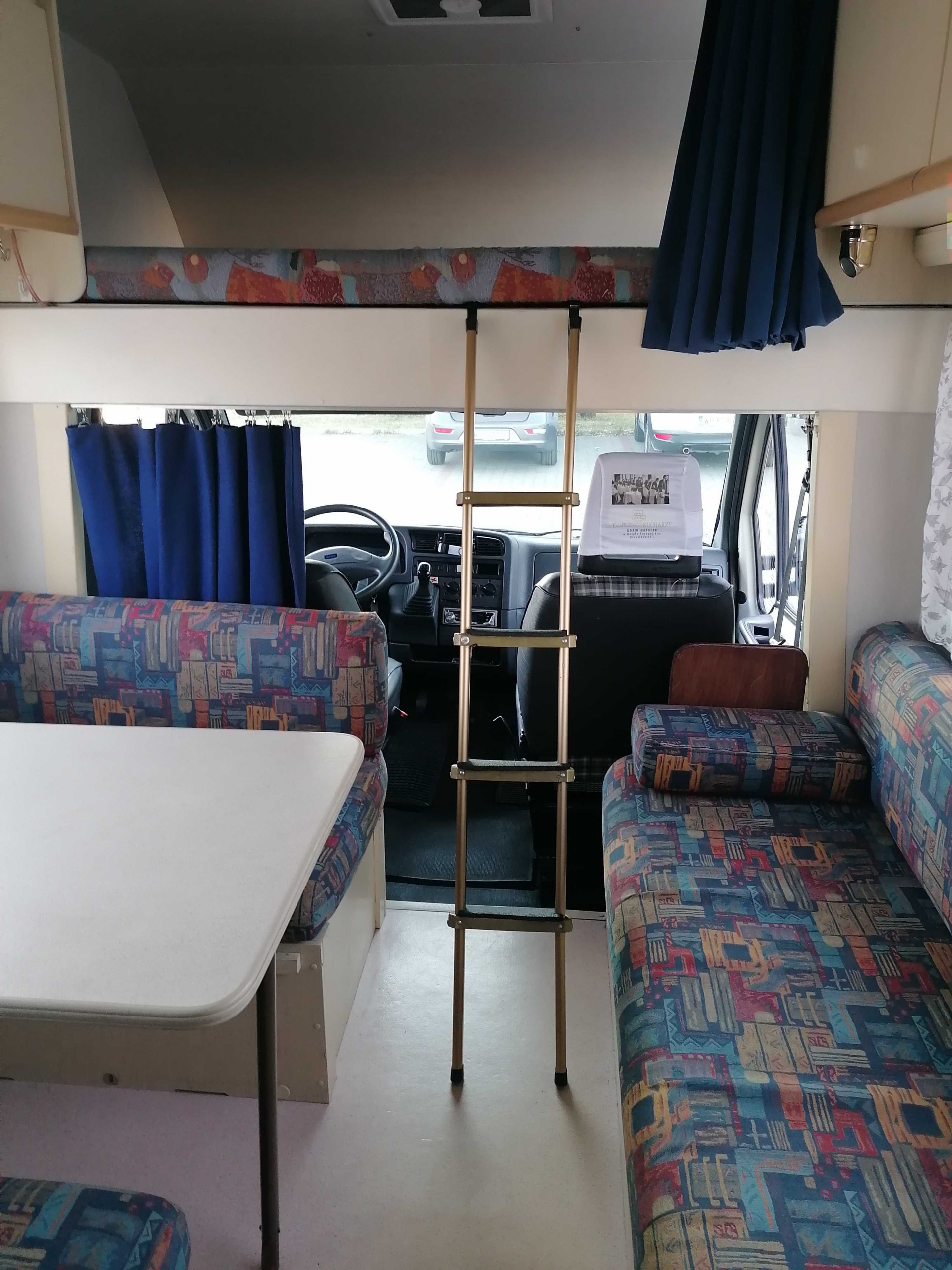 KAMPER 4 osobowy Fiat Ducato wynajem Warszawa