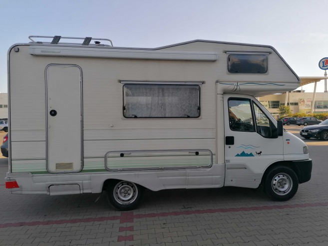 KAMPER 4 osobowy Fiat Ducato wynajem Warszawa