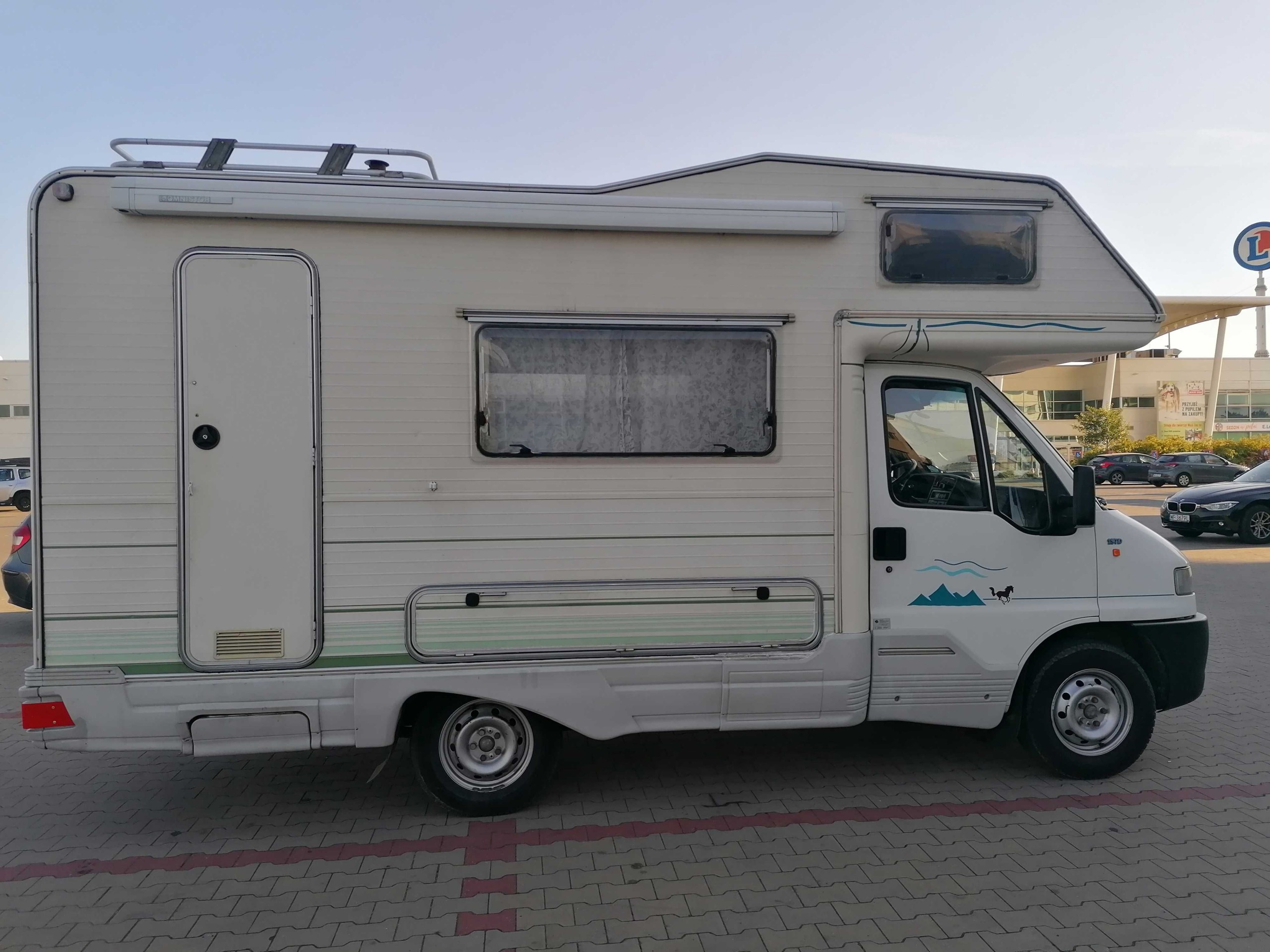 KAMPER 4 osobowy Fiat Ducato wynajem Warszawa