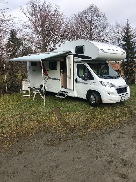 Wynajem kampera 6osobowego Fiata Ducato Burstner Lyseo 700 A