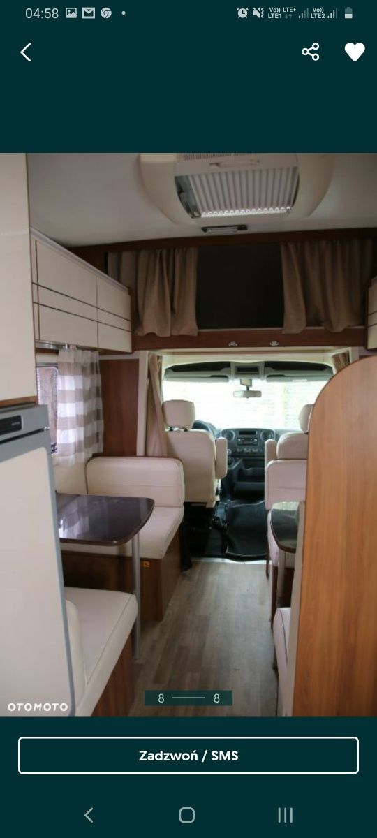 Kamper Master Rimor-7osobowy,450zl/doba, wynajem,wypożyczalnia,cam