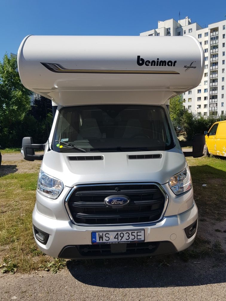 Wynajem Kampera Benimar Sport 363 5 osobowy rocznik 2020 pakiet zimowy