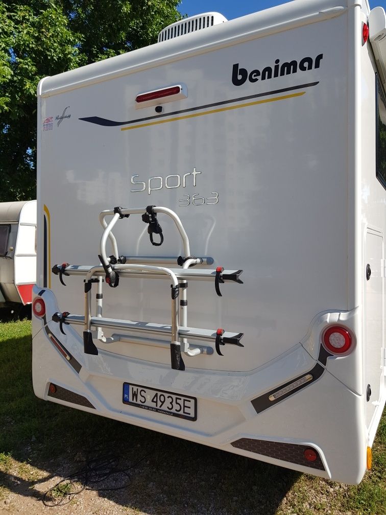Wynajem Kampera Benimar Sport 363 5 osobowy rocznik 2020 pakiet zimowy