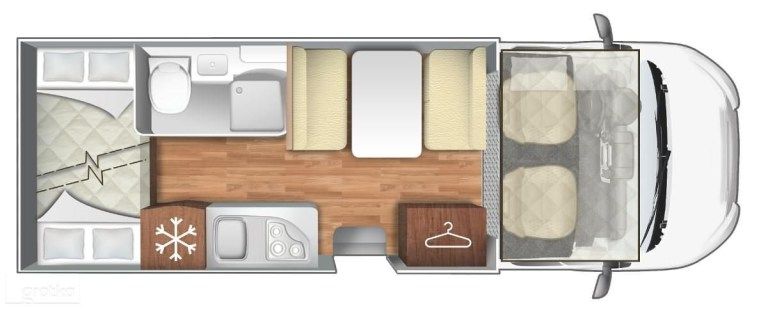 Kamper wynajem Ford Horon 79M nowy 2021 wypożyczalnia allforcamp.pl