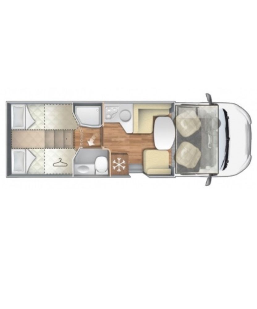 Kamper na wynajem Horon 84XT 5-osobowy NOWY