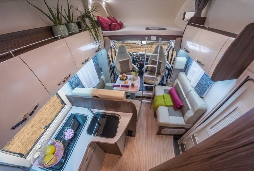 Wypozyczalnia, Wynajem kamper campery Benimar Sport 343 (5 osobowy)