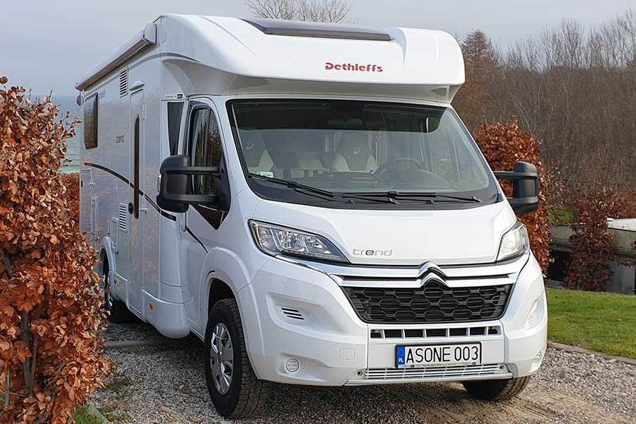 Wynajem Wypożyczenie Kamper Deluxe Dethleffs Trend – manual – 2020