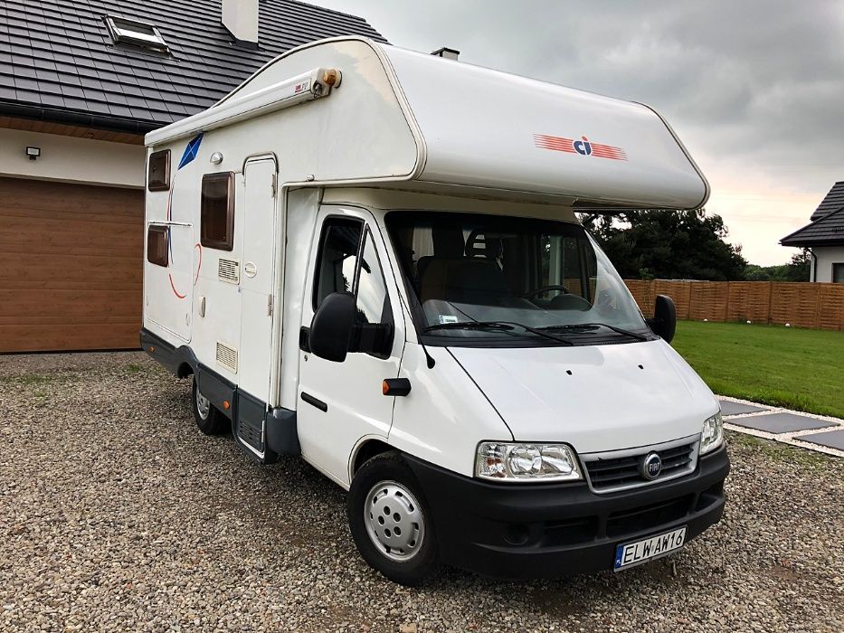 Wynajem Camper Kamper Fiat Elliot CI Alkowa, 6 os,Od 270 PLN!