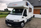 Wynajem Camper Kamper Fiat Elliot CI Alkowa, 6 os,Od 270 PLN!