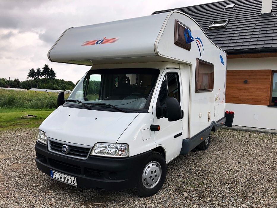 Wynajem Camper Kamper Fiat Elliot CI Alkowa, 6 os,Od 270 PLN!