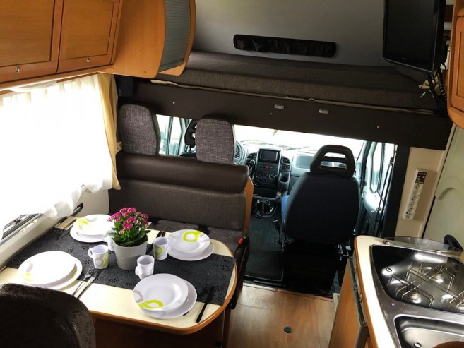 Wynajem Camper Kamper Fiat Elliot CI Alkowa, 6 os,Od 270 PLN!