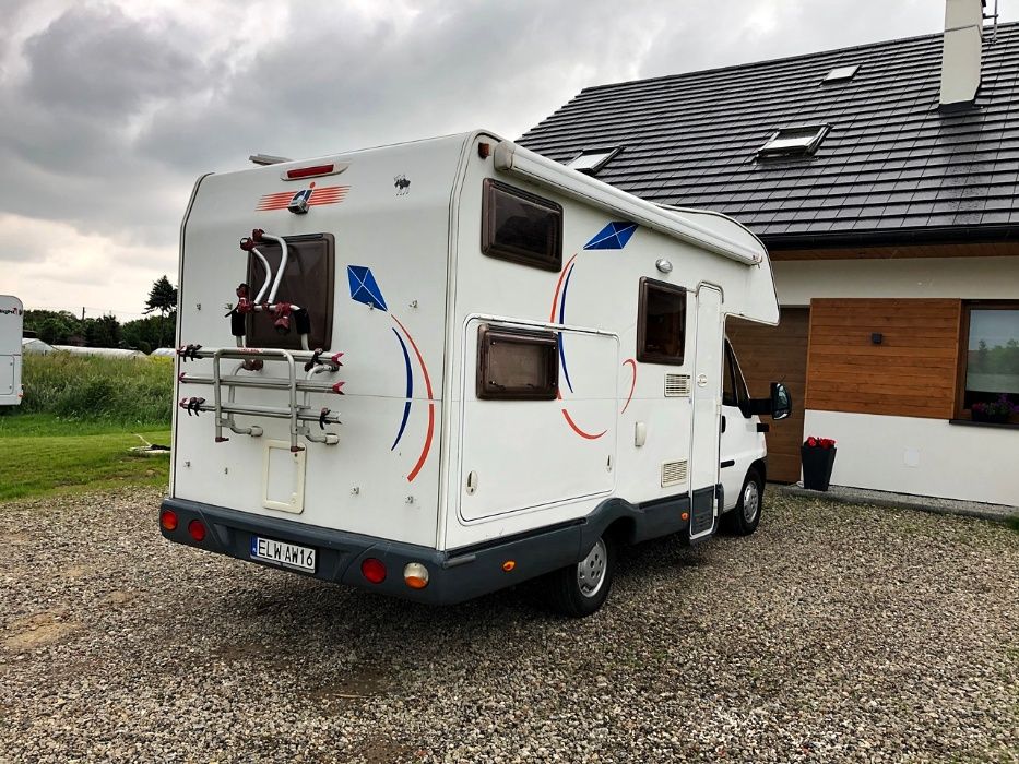 Wynajem Camper Kamper Fiat Elliot CI Alkowa, 6 os,Od 270 PLN!