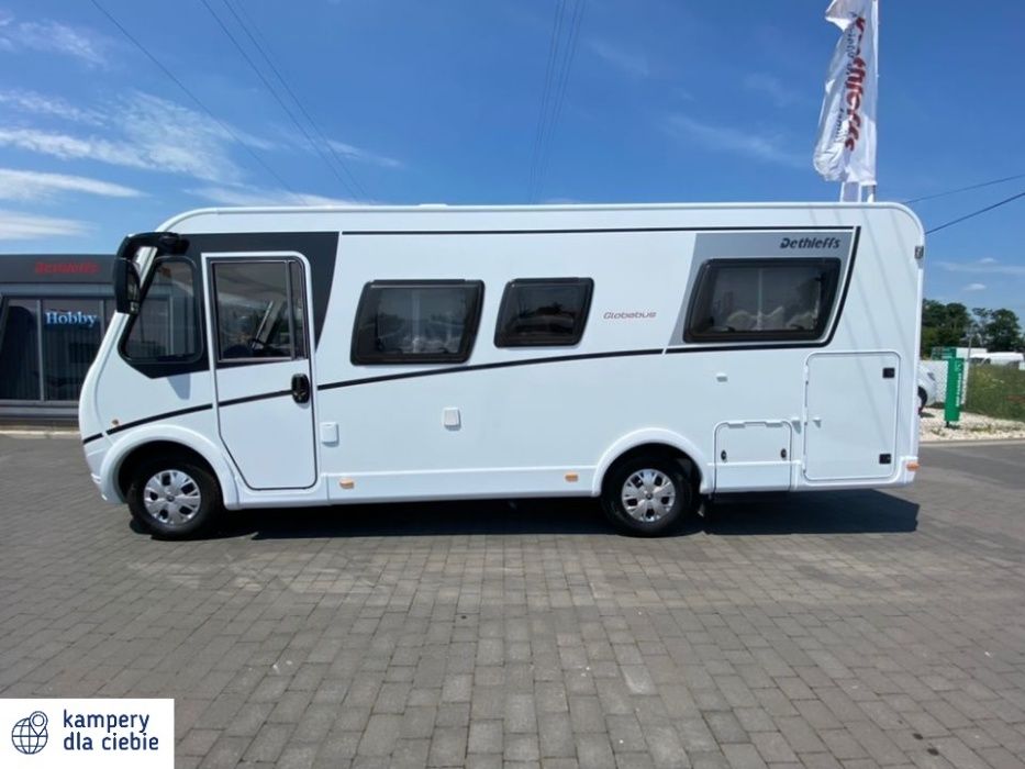 Kamper – MAJÓWKA 2021 Detheffs Globebus INTEGRA wynajem kamperów
