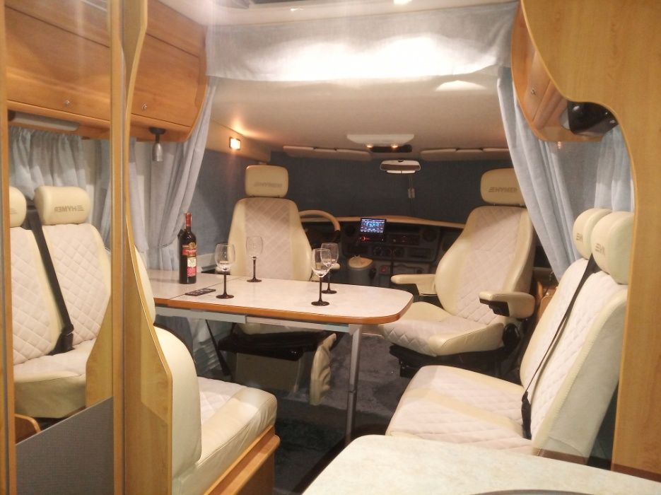 Wynajem 6-osobowego kampera Hymer -Eriba Jet GT, całoroczny