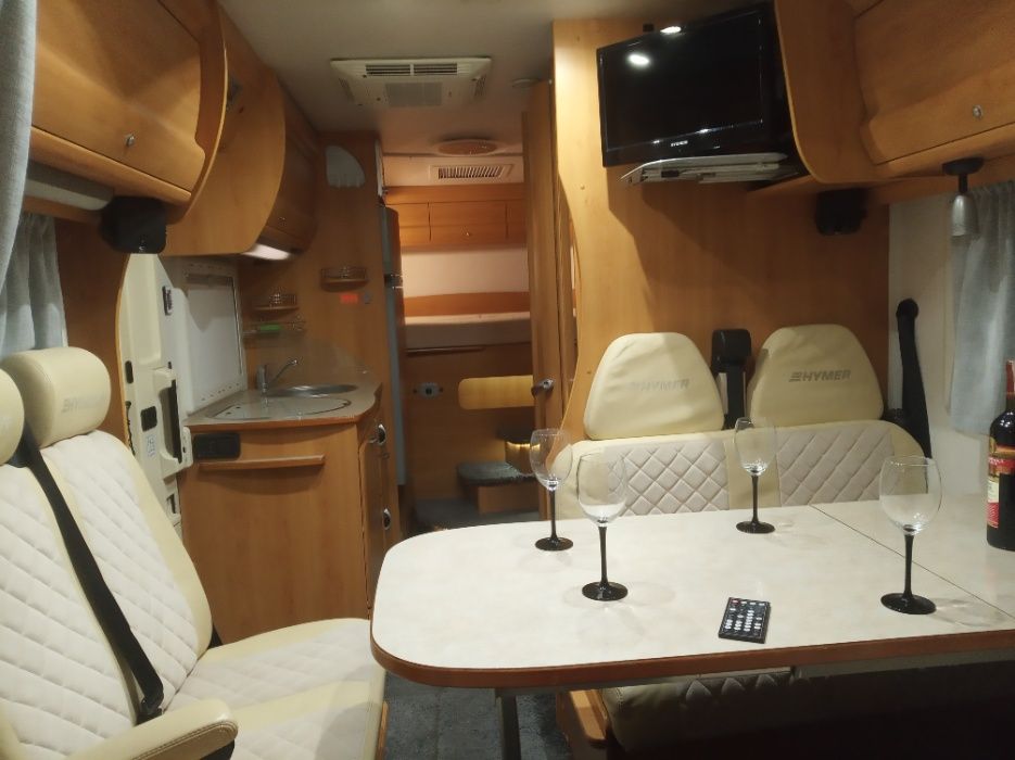 Wynajem 6-osobowego kampera Hymer -Eriba Jet GT, całoroczny