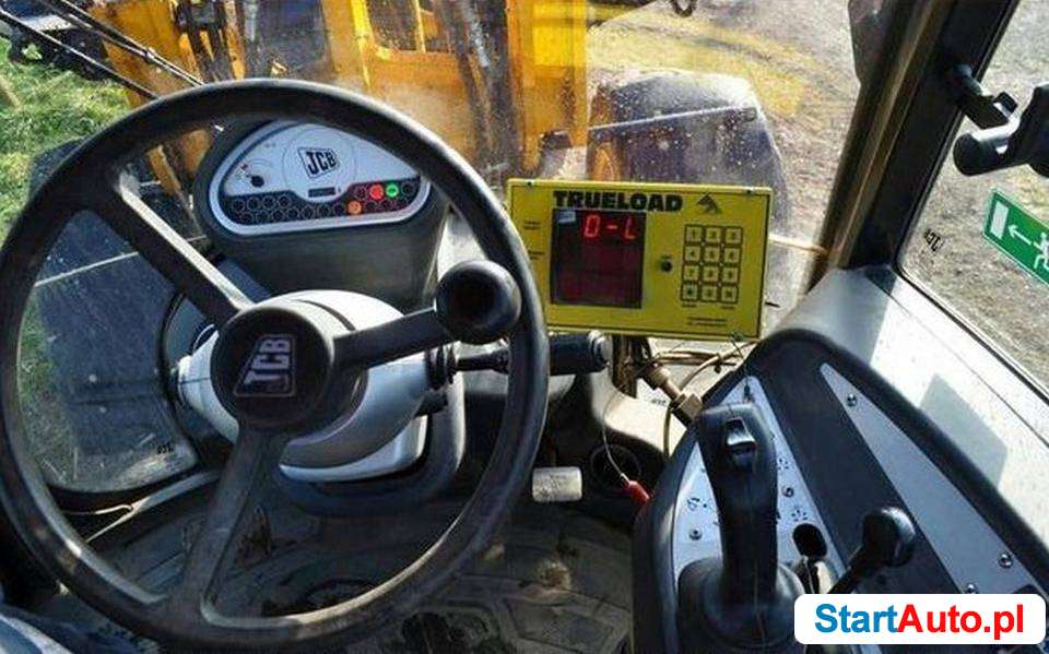 JCB 406 ładowarka + waga elektroniczna i łyżka wysoki wysyp
