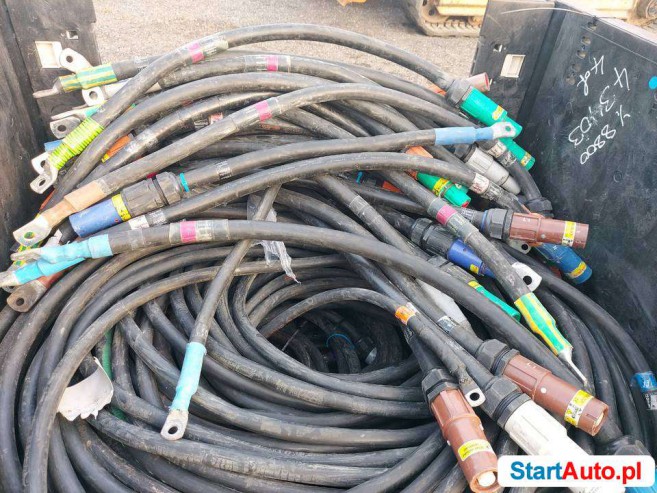 Kabel przewód energetyczny miedziany gruby generator agregat