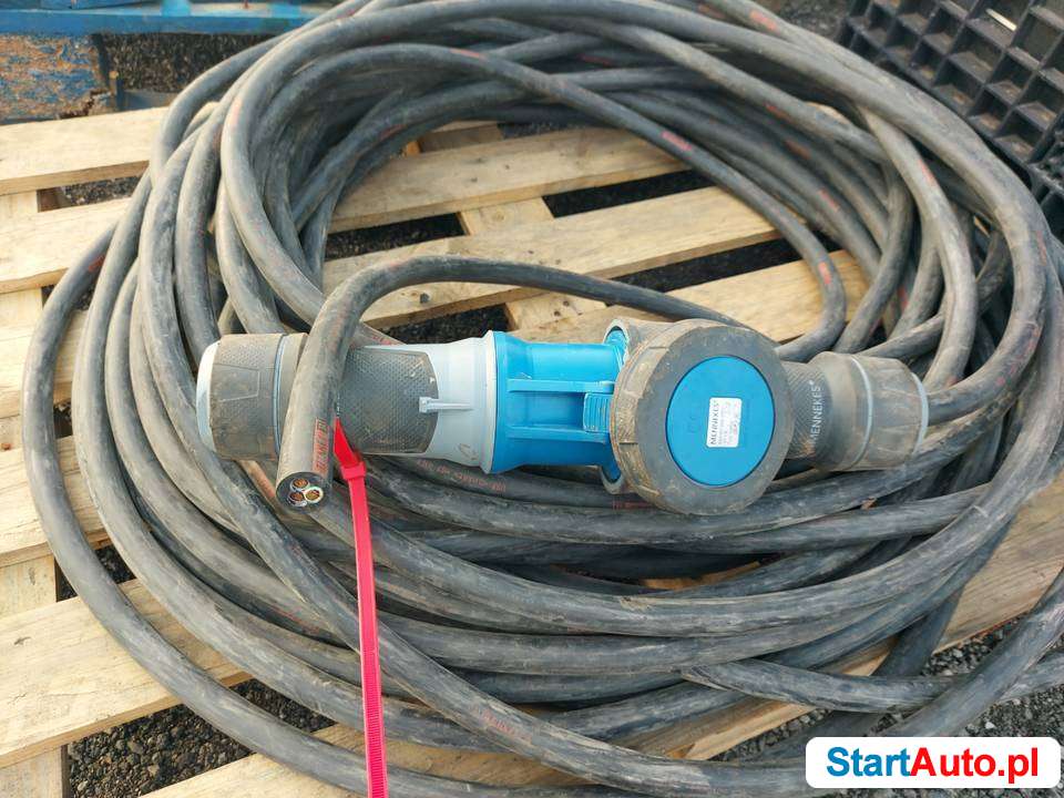 Kabel przewód energetyczny miedziany gruby generator agregat