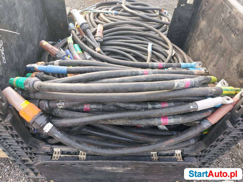 Kabel przewód energetyczny miedziany gruby generator agregat