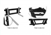 Karetka z widłami 1200x80x40mm klasa 2A zęby Euro złącze