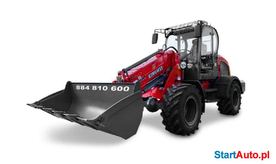 Kingway 812T WYPRZEDAŻ ładowarka teleskopowa, kołowa