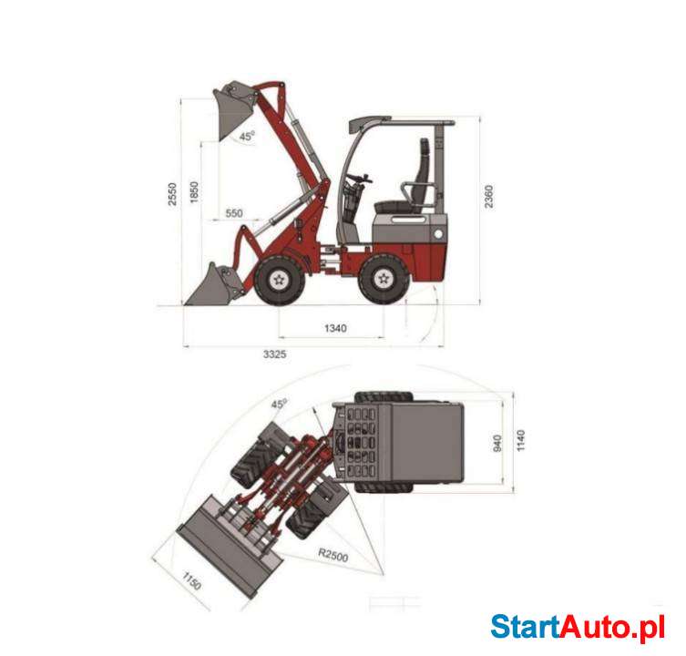Kingway 906 WYPRZEDAŻ ładowarka kołowa