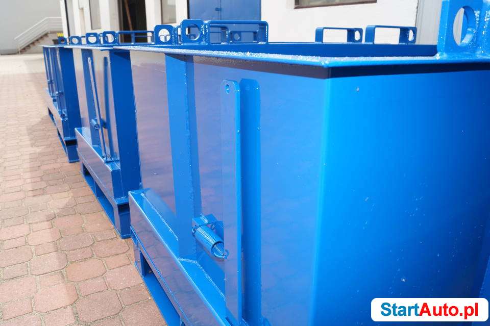 KLapowy kontener 750 L,z otwieranym dnem, producent