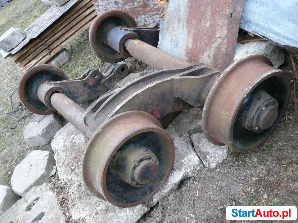 koła z osiami na tory do koparki