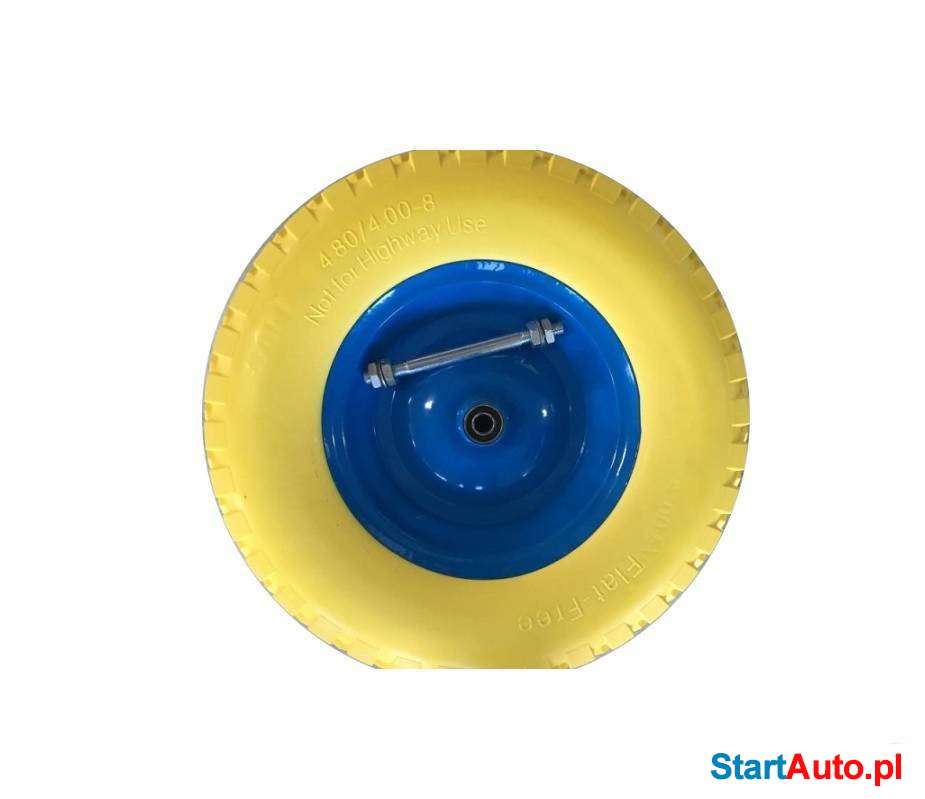 KOŁO kółko do taczki BEZDĘTKOWE pełne PU 4.00-8