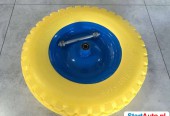 KOŁO kółko do taczki BEZDĘTKOWE pełne PU 4.00-8