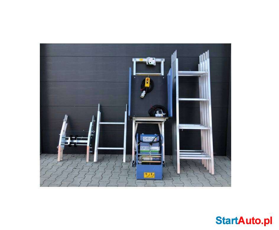 Koło łożyskiem segmentu zwrotnego GEDA linka winda dekarska