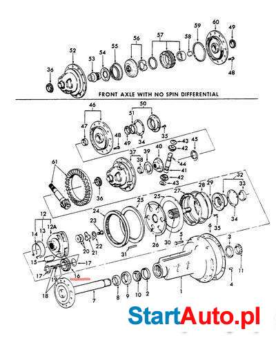 Koło zębate satelita do ładowarki kołowej FORD A64, A66