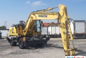 Komatsu PW180 7 EW0 Koparka Kołowa 100% oryginał 19t