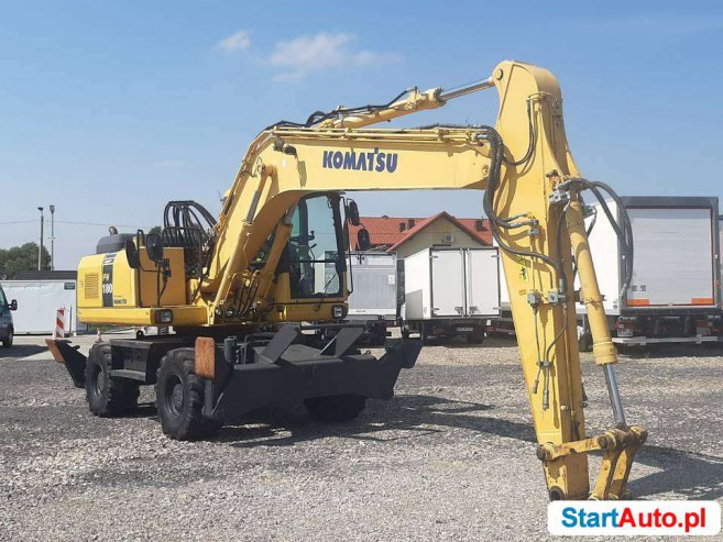Komatsu PW180 7 EW0 Koparka Kołowa 100% oryginał 19t